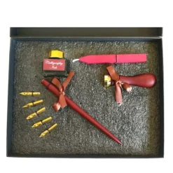 Set caja plumillas y lacre Bruynzeel