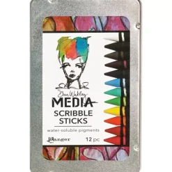 Set Ceras Acuarelables Scribble Sticks Dina Wakley Ranger 01