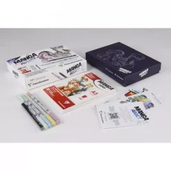 Set Completo Bloc y Rotuladores Manga Addict Clairefontaine