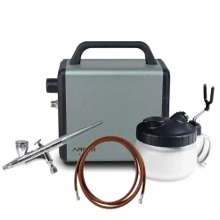 Set compresor Arism Mini Cosmic Grey con HB-040 y accesorios Sparmax