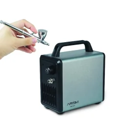 Set compresor Arism Mini Cosmic Grey con HB-040 y accesorios Sparmax