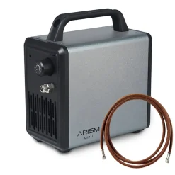 Set compresor Arism Mini Cosmic Grey y manguera 2m Sparmax
