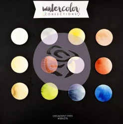 Set de 12 acuarelas Decadent Pies Prima Marketing
