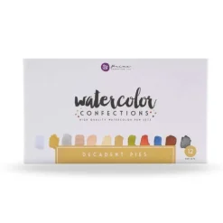 Set de 12 acuarelas Decadent Pies Prima Marketing