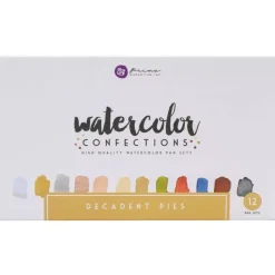 Set de 12 acuarelas Decadent Pies Prima Marketing