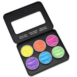 Set de 6 acuarelas Pearlcolor Vibrant Coliro