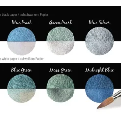 Set de 6 acuarelas Pearlcolor Ocean Coliro