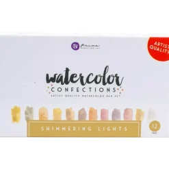 Set de 12 acuarelas Shimmering Lights Prima Marketing