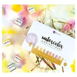 Set de 12 acuarelas Shimmering Lights Prima Marketing