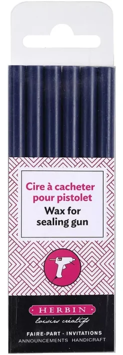 Set de 6 barras de lacre Azul oscuro Herbin