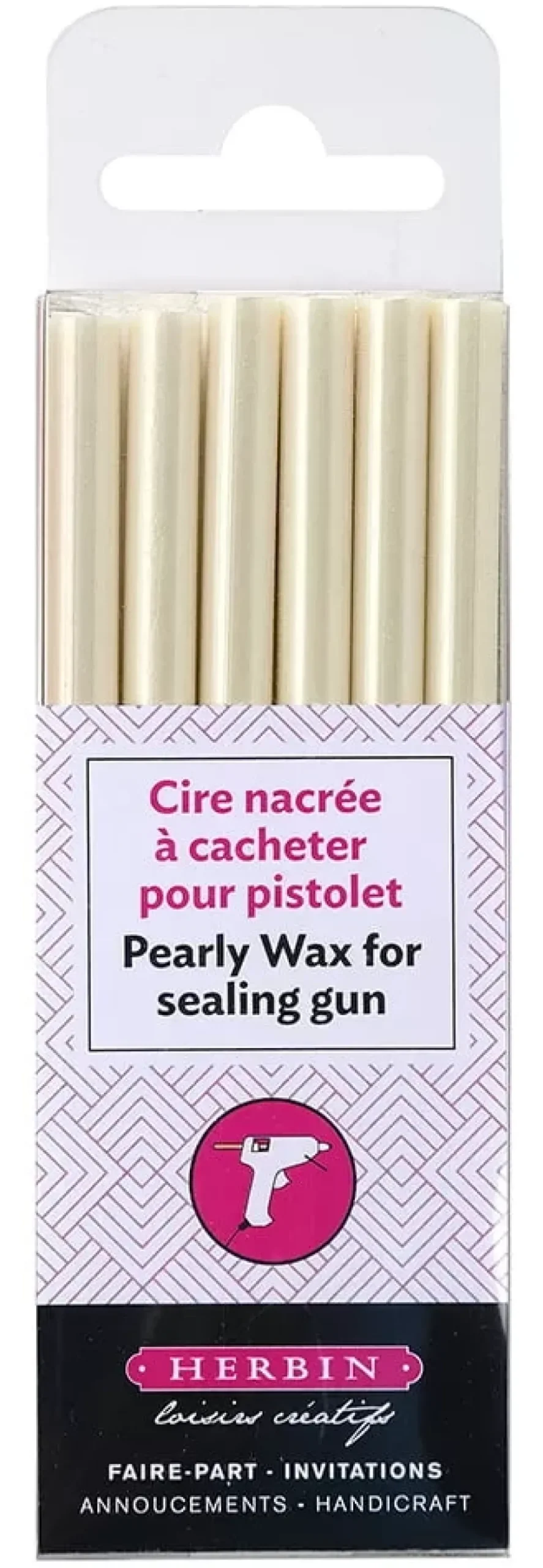 Set de 6 barras de lacre Marfil Herbin