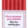 Set de 6 barras de lacre Rojo Herbin