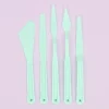 Set de 5 espátulas de plástico Craftelier