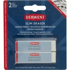 Set de 2 Gomas de Borrar Slim Derwent