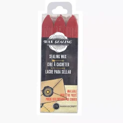 Set de 3 lacres Rojo Wax Sealing Manuscript