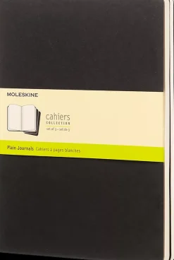 Set de 3 libretas Cahier Negras Lisa 19x26cm Moleskine