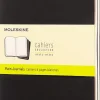 Set de 3 libretas Cahier Negras Lisa 13x21cm Moleskine