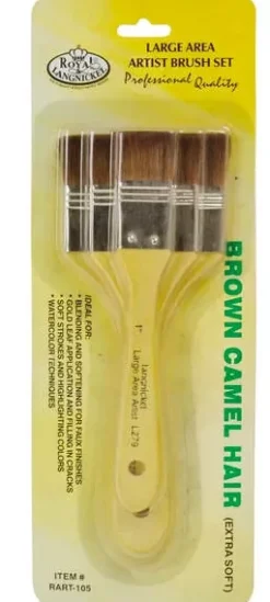 Set de 3 Paletinas Pelo de Camello Royal & Langnickel