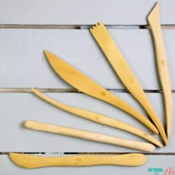 Set de 6 palillos dobles para modelar