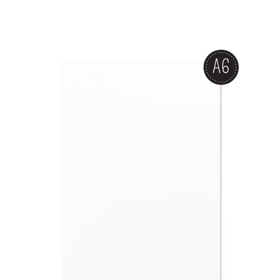 Set de 100 papeles de acuarela Intense White Vaessen A6