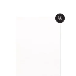 Set de 100 papeles de acuarela Intense White Texture Vaessen A6