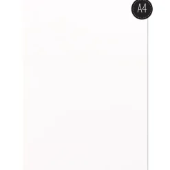 Set de 100 papeles de acuarela Intense White Vaessen A4