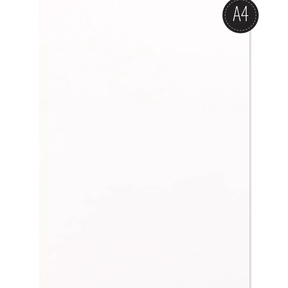 Set de 100 papeles de acuarela Intense White Vaessen A4