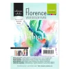 Set de 100 papeles de acuarela Intense White Texture Vaessen A5