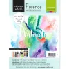 Set de 100 papeles de acuarela Intense White Texture Vaessen A4