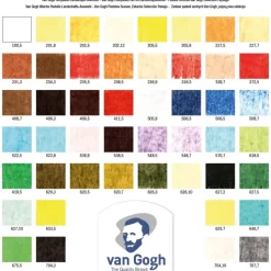 Set de 48 Pasteles suaves para Paisaje Van Gogh