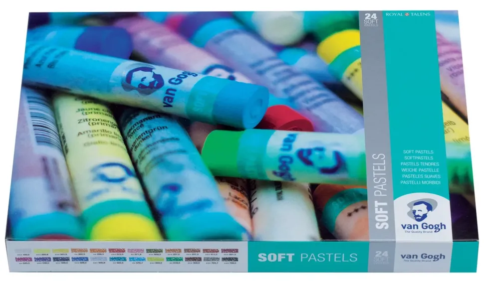 Set de 24 pasteles suaves Van Gogh