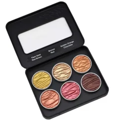 Set de 6 Pigmentos Coliro Finetec Earth Pearl Colors