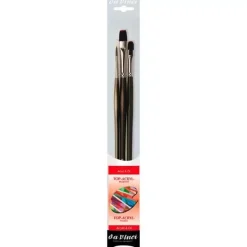 Set de 3 pinceles acrílico 4221 Top Acryl da Vinci