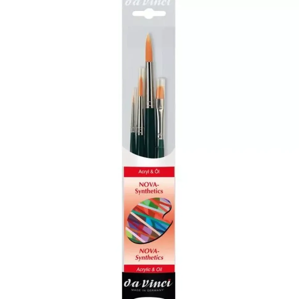 Set de 4 pinceles acrílico 4226 Nova da Vinci