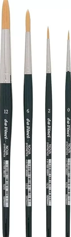 Set de 4 pinceles acuarela redondos 4219 Nova da Vinci