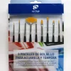 Set de 9 pinceles de acuarela y témpera Van Gogh
