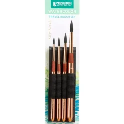 Set de 4 Pinceles de Viaje para Acuarela Neptune Princeton