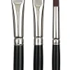 Set de 3 Pinceles Fibra Teijín Mango Largo #02 Rembrandt