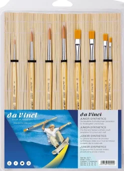 Set de 8 pinceles Junior con esterilla da Vinci