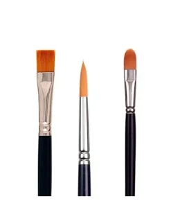 Set de 3 pinceles mango largo sintéticos Van Gogh