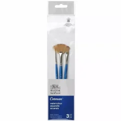 Set de 3 pinceles mixtos acuarelas Cotman Winsor & Newton