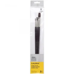Set de 3 pinceles mixtos acrílicos Galería Winsor & Newton