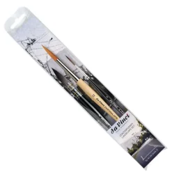 Set de 3 pinceles Paisaje Contempáneo de Ari de Goes Jr. da Vinci
