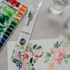 Set de 3 pinceles para acuarela floral de Frau Hölle da Vinci
