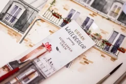 Set de 4 pinceles para acuarela Urban Watercolor May & Berry x da Vinci