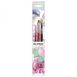 Set de 3 pinceles para acuarela botánica de Polina Bright da Vinci