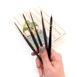 Set de 5 pinceles para acuarela boho de Frau von Nommel da Vinci