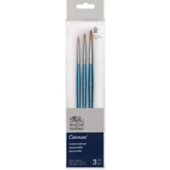 Set de 3 pinceles redondos acuarelas Cotman Winsor & Newton
