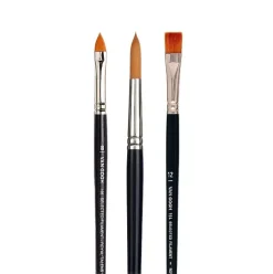Set de 3 pinceles sintéticos para acuarela y tempera Van Gogh