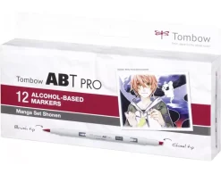 Set de 12 rotuladores ABT Pro Manga Shonen Tombow